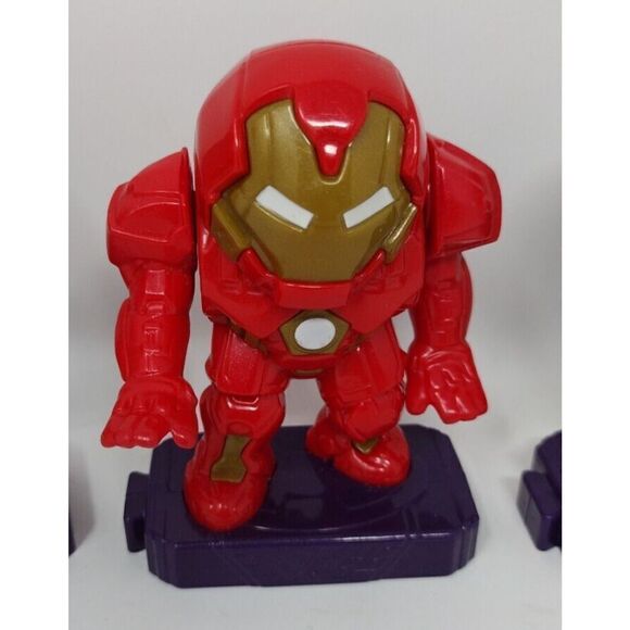 2019 Mcdonalds Toys Groot Hulk Iron Man Hulk Buster Bucky Falcon Korg Moving - Picture 4 of 7